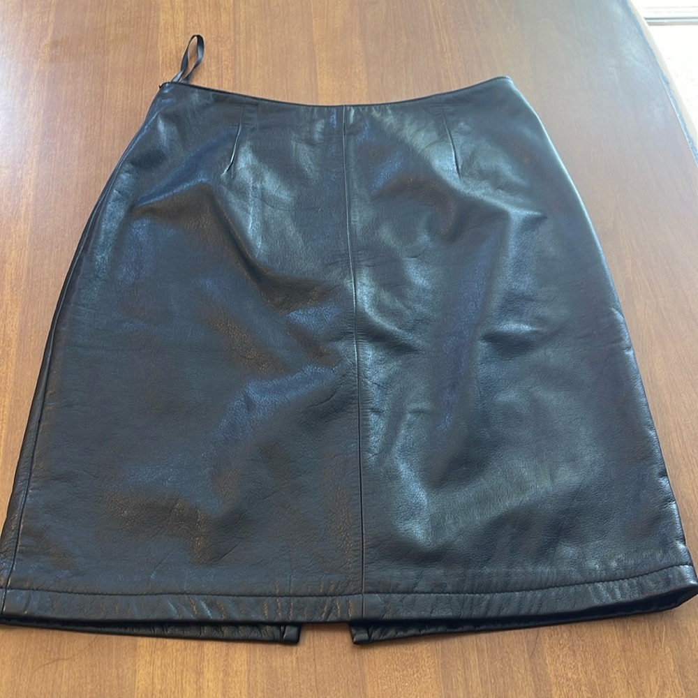 Wilsons Maxima Leather Lined Skirt Size 8